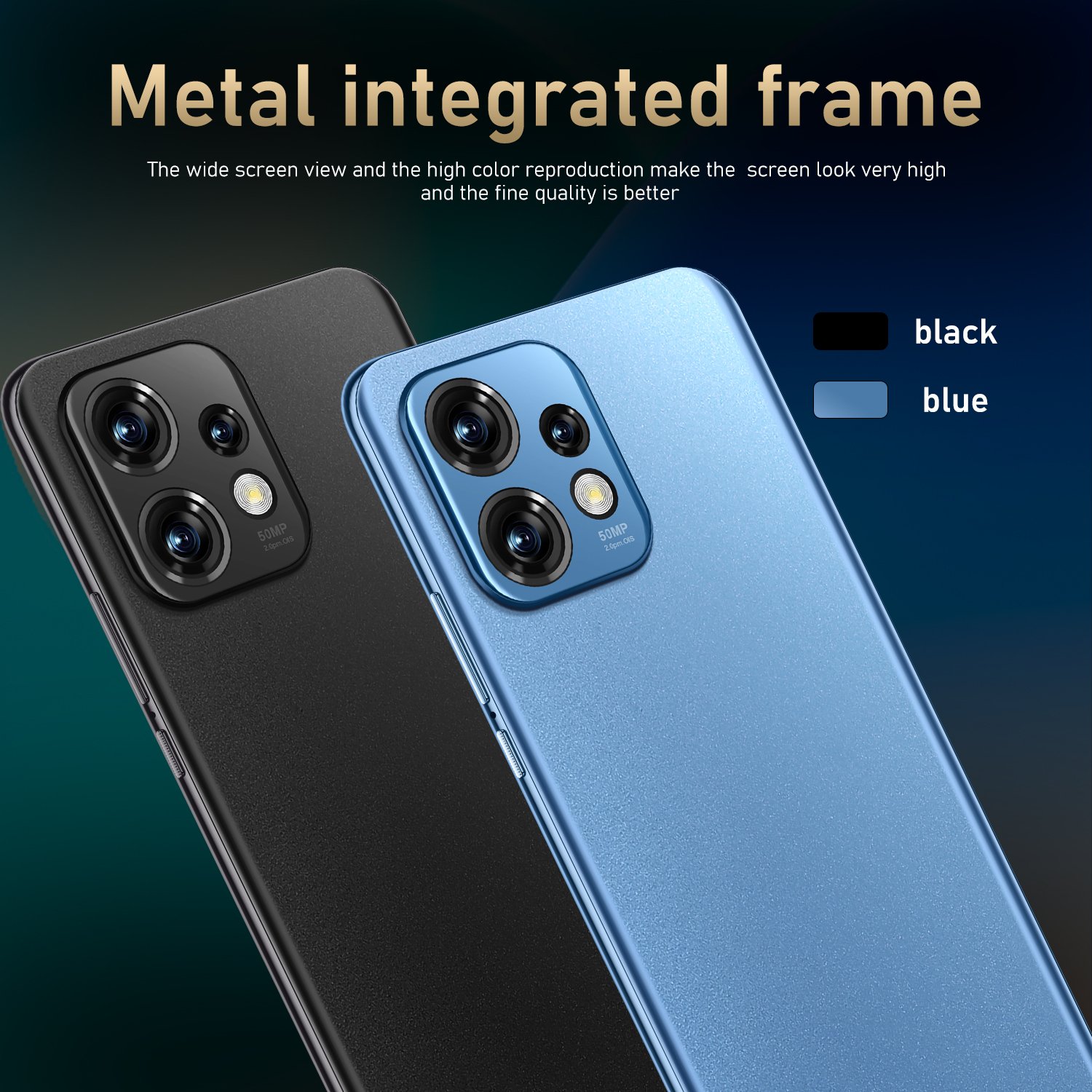 MOTOO X40 Pro 3G+64GB Smartphone 4G Dual SIM with 6.54inch 2K LCD Display 5MP+13 5G Cellular GPS+GSM+LTE